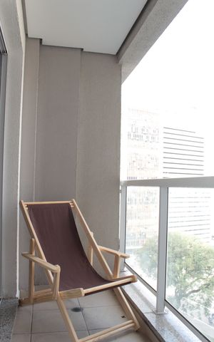 Studio para alugar com 35m², 1 quarto e 1 vagaSacada