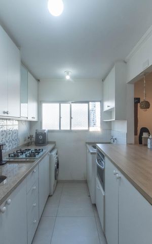Apartamento à venda com 41m², 1 quarto e 1 vagaCozinha - Lavanderia Integrada