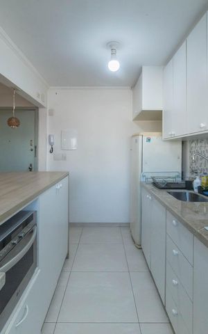 Apartamento à venda com 41m², 1 quarto e 1 vagaCozinha - Lavanderia Integrada