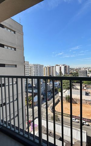 Studio para alugar com 25m², 1 quarto e sem vaga Studio para alugar com 25m², 1 quarto e sem vagaVaranda