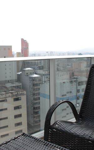 Studio para alugar com 33m², 1 quarto e sem vagaSacada