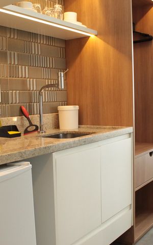 Studio para alugar com 33m², 1 quarto e sem vagaCozinha