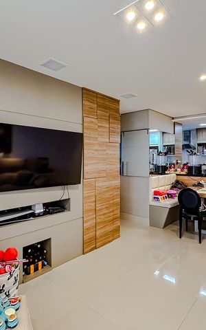 Apartamento à venda com 75m², 2 quartos e 2 vagasSala
