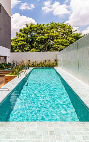 Apartamento à venda com 41m², 1 quarto e sem vaga Apartamento à venda com 41m², 1 quarto e sem vagaÁrea comum - Piscina