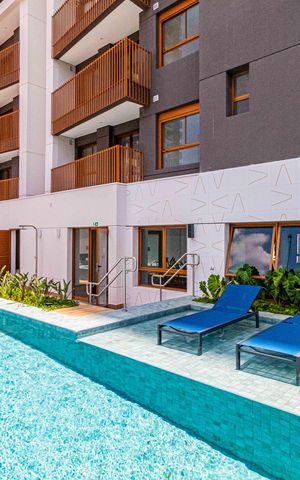 Apartamento à venda com 41m², 1 quarto e sem vaga Apartamento à venda com 41m², 1 quarto e sem vagaÁrea comum - Piscina