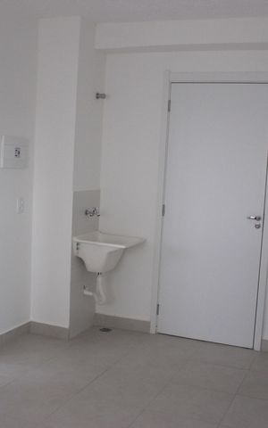 Apartamento para alugar com 32m², 2 quartos e sem vagaSala com cozinha e tanque