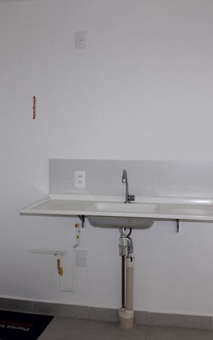 Apartamento para alugar com 32m², 2 quartos e sem vagaSala com cozinha e tanque