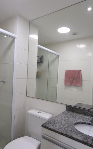Apartamento à venda com 48m², 2 quartos e 1 vagaBanheiro da Suíte