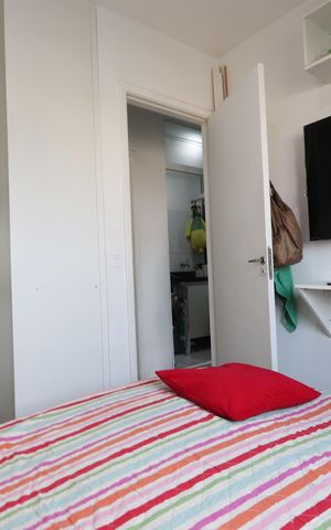 Apartamento à venda com 45m², 2 quartos e 1 vagaQuarto 1
