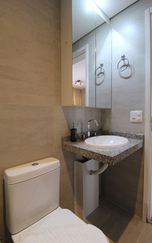 Studio à venda com 39m², 1 quarto e 1 vagaBanheiro