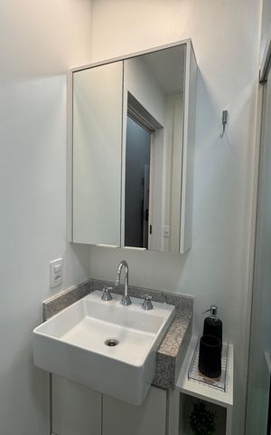 Apartamento à venda com 38m², 1 quarto e sem vaga Apartamento à venda com 38m², 1 quarto e sem vagaBanheiro