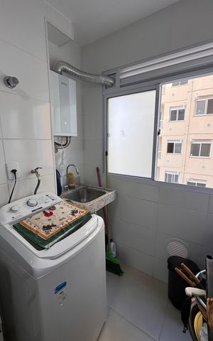 Apartamento à venda com 57m², 2 quartos e 1 vaga Apartamento à venda com 57m², 2 quartos e 1 vagaÁrea de Serviço