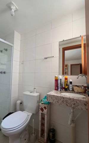 Apartamento à venda com 57m², 2 quartos e 1 vaga Apartamento à venda com 57m², 2 quartos e 1 vagaBanheiro da Suíte