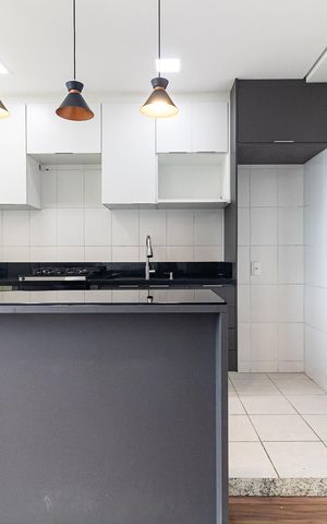 Apartamento à venda com 35m², 1 quarto e 1 vaga Apartamento à venda com 35m², 1 quarto e 1 vagaCozinha