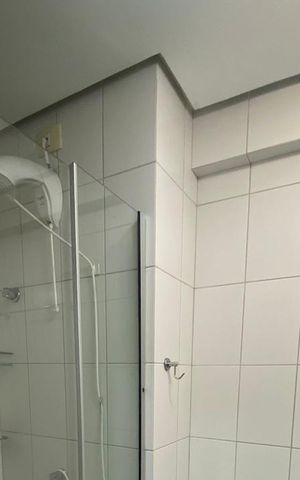 Apartamento à venda com 57m², 1 quarto e sem vaga Apartamento à venda com 57m², 1 quarto e sem vagaBanheiro