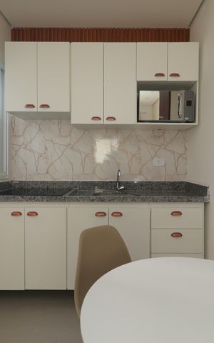 Apartamento à venda com 34m², 2 quartos e sem vagaCozinha