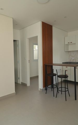Apartamento para alugar com 34m², 2 quartos e sem vagaSala e Cozinha
