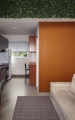 Apartamento à venda com 34m², 1 quarto e sem vagaSala/Cozinha