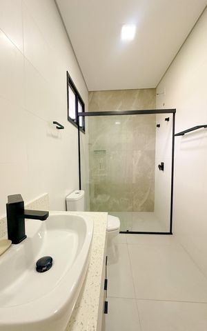 Casa para alugar com 150m², 3 quartos e 2 vagasBanheiro da Suíte 