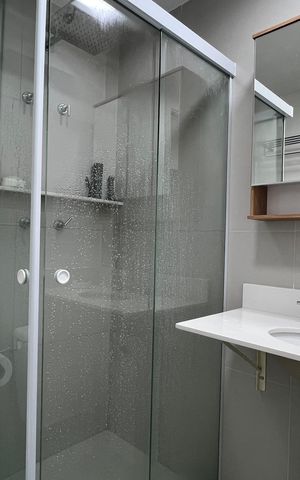 Studio para alugar com 24m², 1 quarto e sem vaga Studio para alugar com 24m², 1 quarto e sem vagaBanheiro