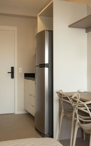 Studio à venda com 26m², 1 quarto e sem vagaCozinha
