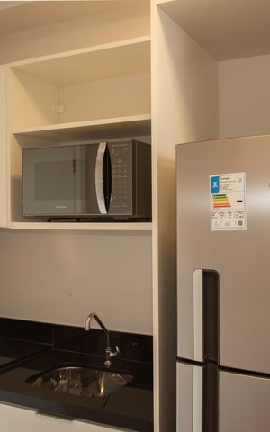 Studio à venda com 26m², 1 quarto e sem vagaCozinha
