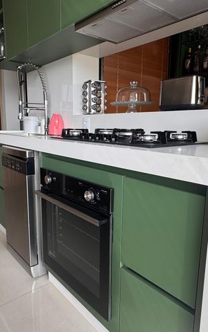 Apartamento à venda com 110m², 2 quartos e 2 vagas Apartamento à venda com 110m², 2 quartos e 2 vagasCozinha