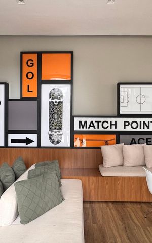 Apartamento à venda com 110m², 2 quartos e 2 vagas Apartamento à venda com 110m², 2 quartos e 2 vagasÁrea comum - Salão de jogos