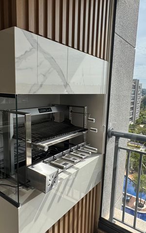 Apartamento à venda com 110m², 2 quartos e 2 vagas Apartamento à venda com 110m², 2 quartos e 2 vagasVaranda gourmet