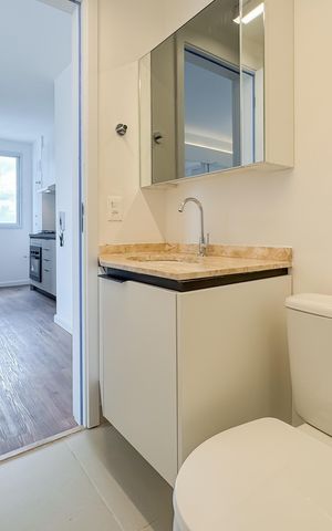 Apartamento à venda com 41m², 2 quartos e sem vaga Apartamento à venda com 41m², 2 quartos e sem vagaBanheiro