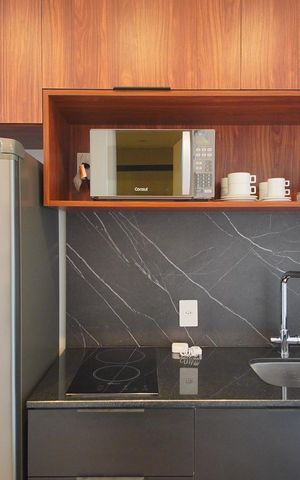 Apartamento à venda com 32m², 1 quarto e 1 vagaCozinha