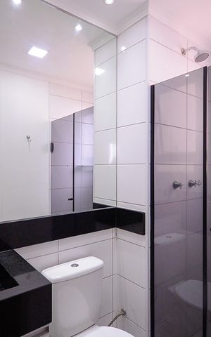 Apartamento para alugar com 40m², 2 quartos e sem vaga Apartamento para alugar com 40m², 2 quartos e sem vagaBanheiro