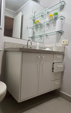 Apartamento à venda com 120m², 3 quartos e 2 vagas Apartamento à venda com 120m², 3 quartos e 2 vagasBanheiro