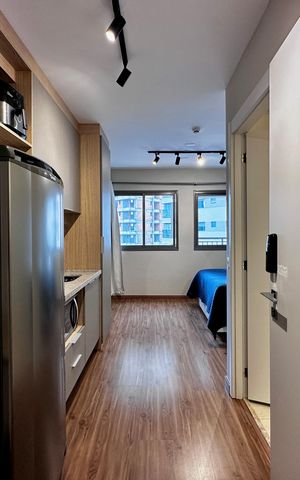 Studio à venda com 25m², 0 quarto e sem vaga Studio à venda com 25m², 0 quarto e sem vagaCozinha
