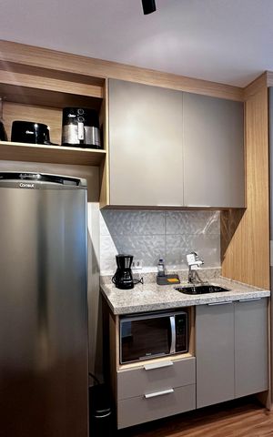Studio à venda com 25m², 0 quarto e sem vaga Studio à venda com 25m², 0 quarto e sem vagaCozinha