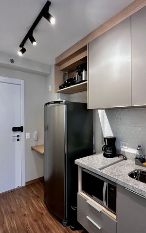 Studio à venda com 25m², 0 quarto e sem vaga Studio à venda com 25m², 0 quarto e sem vagaCozinha