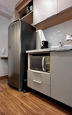 Studio à venda com 25m², 0 quarto e sem vaga Studio à venda com 25m², 0 quarto e sem vagaCozinha