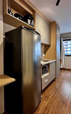 Studio à venda com 25m², 0 quarto e sem vaga Studio à venda com 25m², 0 quarto e sem vagaCozinha