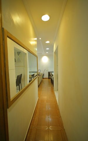 Apartamento para alugar com 128m², 3 quartos e 2 vagasCorredor dos quartos 