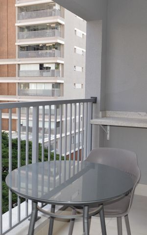 Apartamento para alugar com 47m², 1 quarto e 1 vagaVaranda