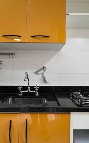 Studio para alugar com 38m², 1 quarto e 1 vaga Studio para alugar com 38m², 1 quarto e 1 vagaCozinha