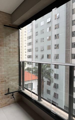 Studio para alugar com 38m², 1 quarto e 1 vaga Studio para alugar com 38m², 1 quarto e 1 vagaSacada