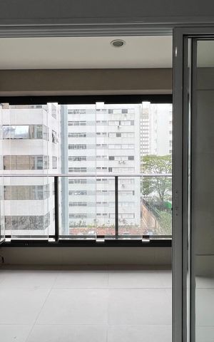 Studio para alugar com 38m², 1 quarto e 1 vaga Studio para alugar com 38m², 1 quarto e 1 vagaSacada