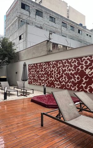 Studio para alugar com 38m², 1 quarto e 1 vaga Studio para alugar com 38m², 1 quarto e 1 vagaPiscina
