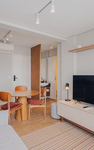 Apartamento para alugar com 35m², 1 quarto e 1 vagaSala