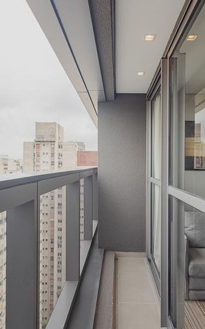 Apartamento para alugar com 35m², 1 quarto e 1 vagaVaranda