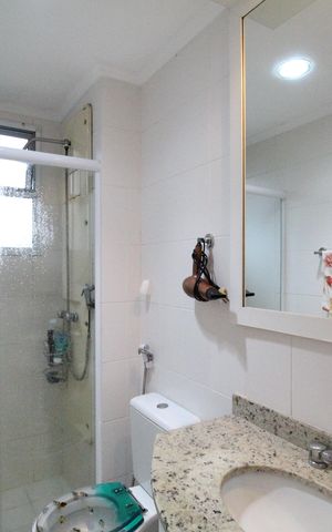 Apartamento à venda com 114m², 3 quartos e 2 vagasBanheiro da suíte 2