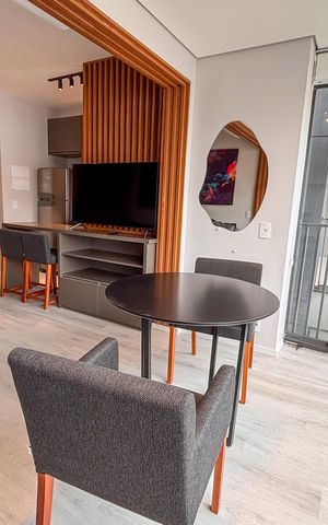 Apartamento para alugar com 38m², 1 quarto e 1 vaga Apartamento para alugar com 38m², 1 quarto e 1 vagaVaranda