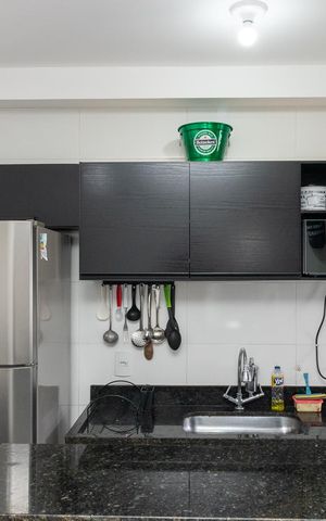 Apartamento à venda com 55m², 2 quartos e 1 vagaCozinha