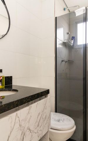 Apartamento à venda com 55m², 2 quartos e 1 vagaBanheiro